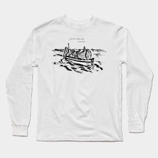 Inktober - day 25 SHIP Long Sleeve T-Shirt